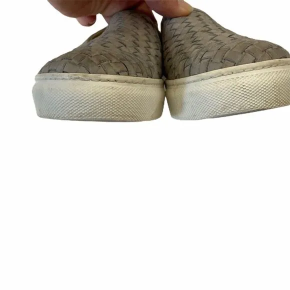 M. Gemi The Cerchio Gray Woven Sneakers