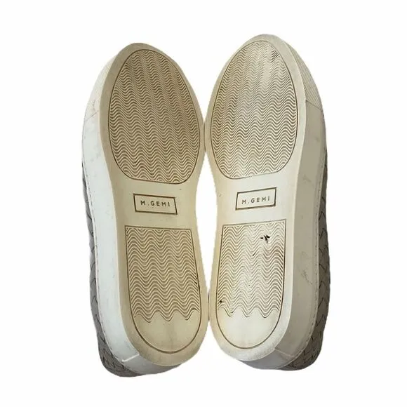 M. Gemi The Cerchio Gray Woven Sneakers