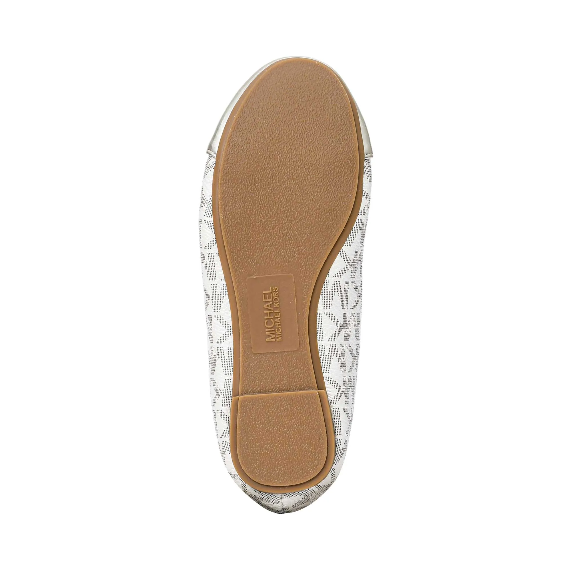 Michael Kors Kids  Girls Kenya Lock Logo Monogram Ballerinas