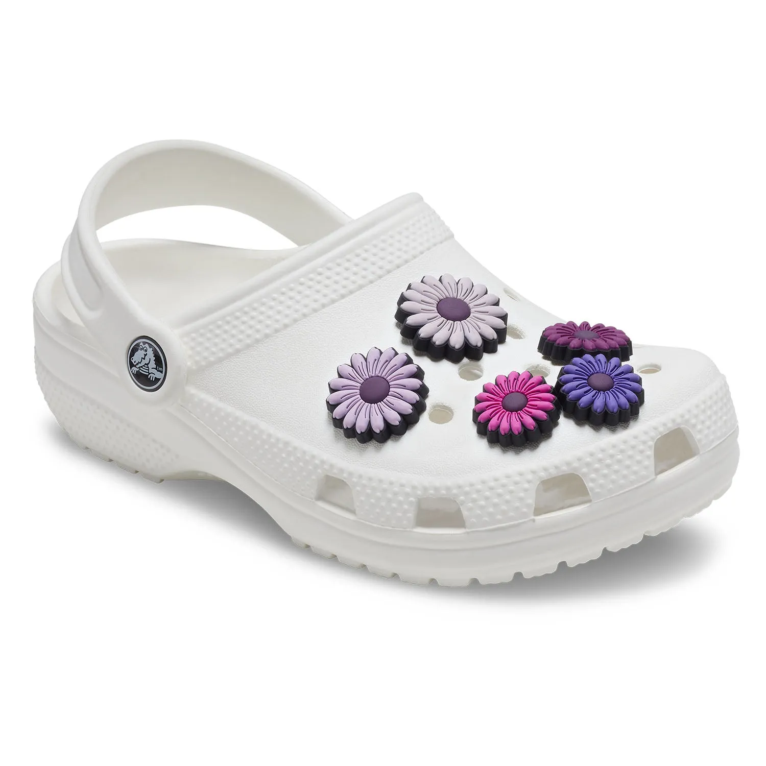 Mixed Purple  Florals 5 Pack Jibbitz