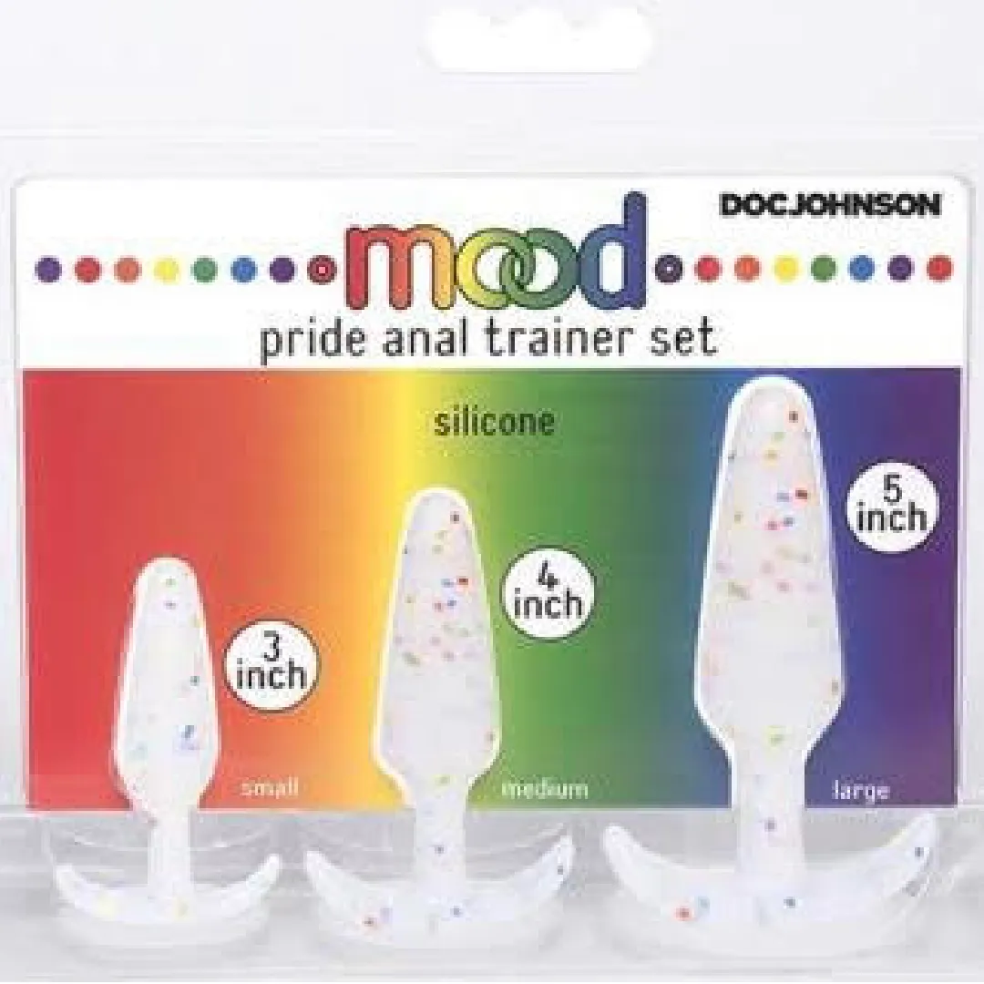 Mood Pride Anal Trainer Silicone Set - 3 Sizes