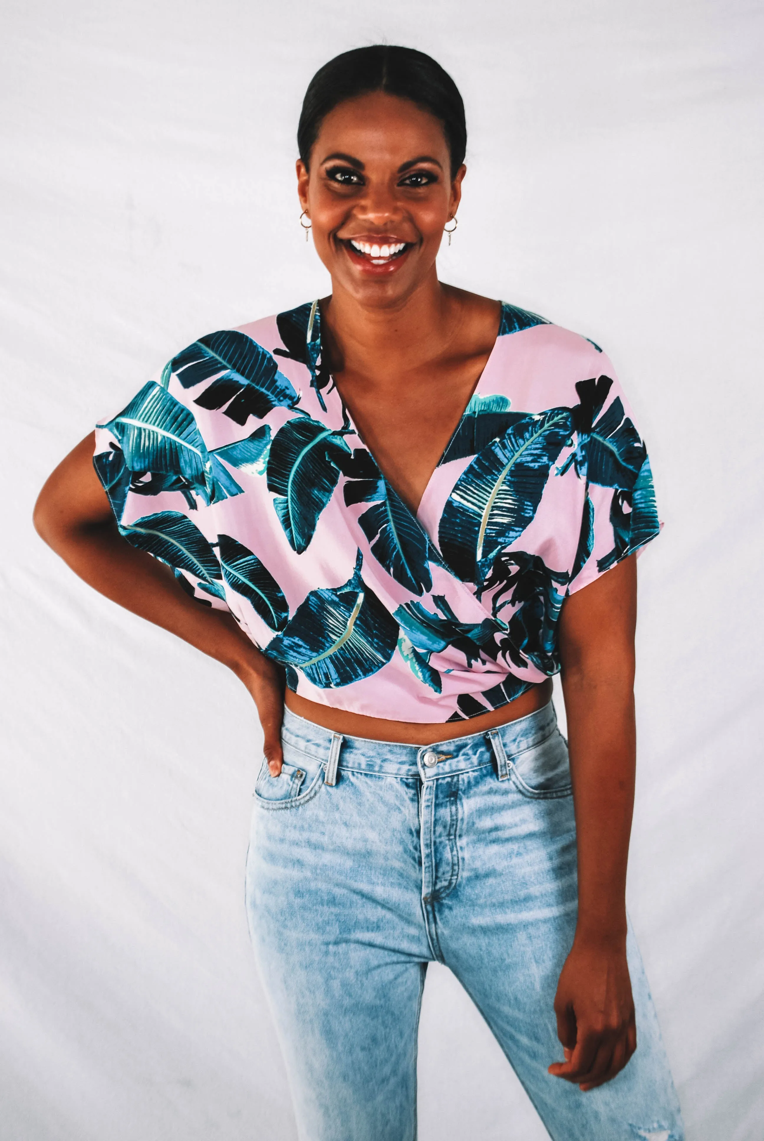 Morelos Surplice Top