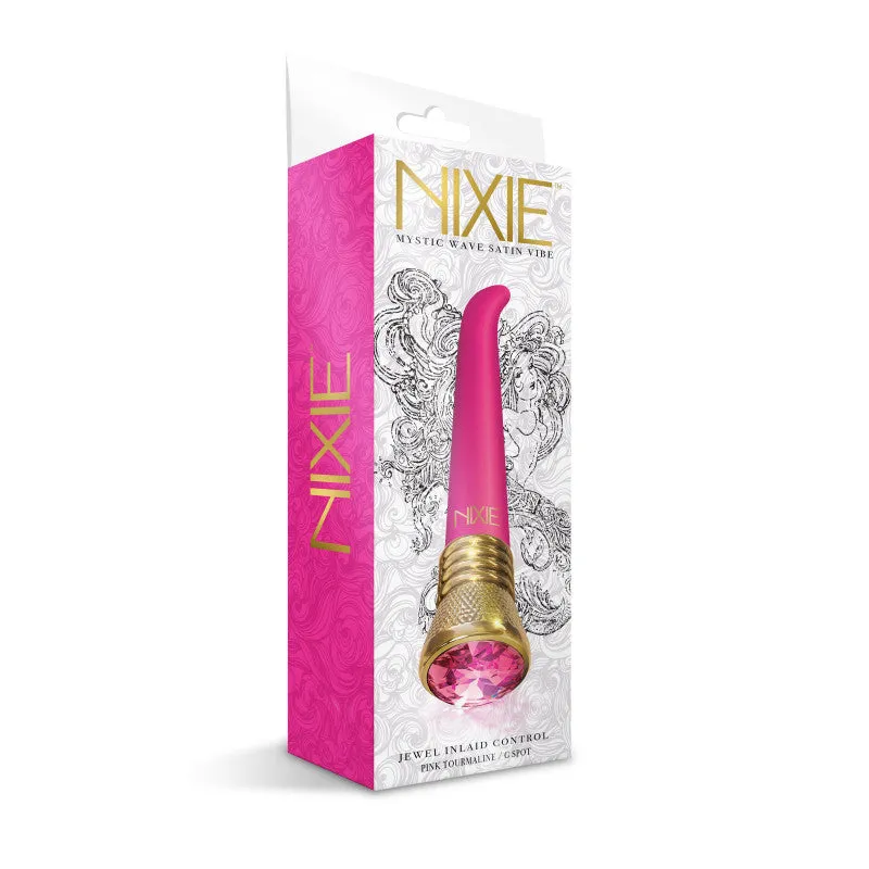 Nixie Jewel Satin G Spot Vibe 10 Function -  Pink Tourmaline