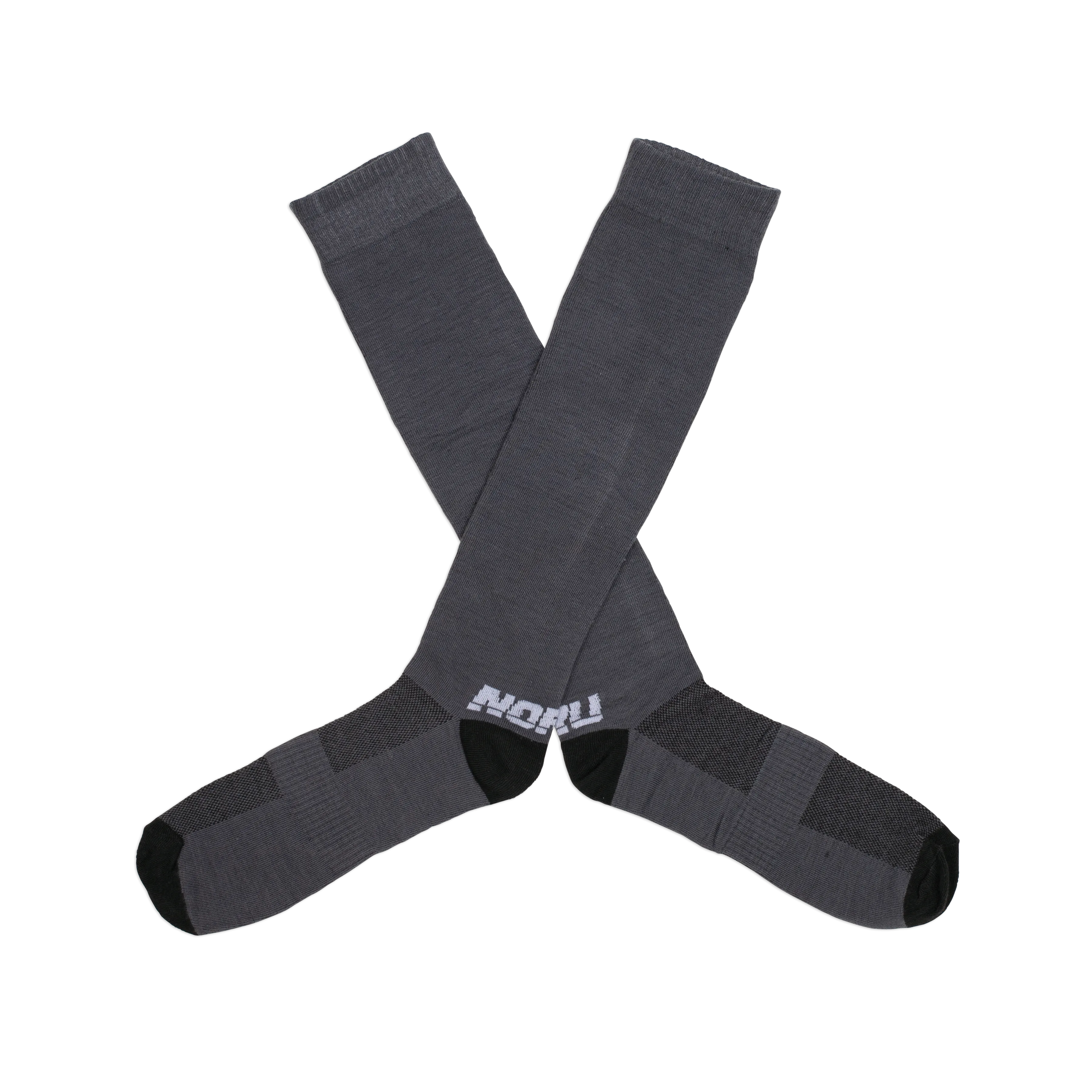 Noru Moto Socks Multipack ~ 7201-2310-00; Black/Grey, Size 3PK (BG1S)
