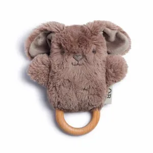 O.B Designs Byron Bunny Rattle & Teething Ring