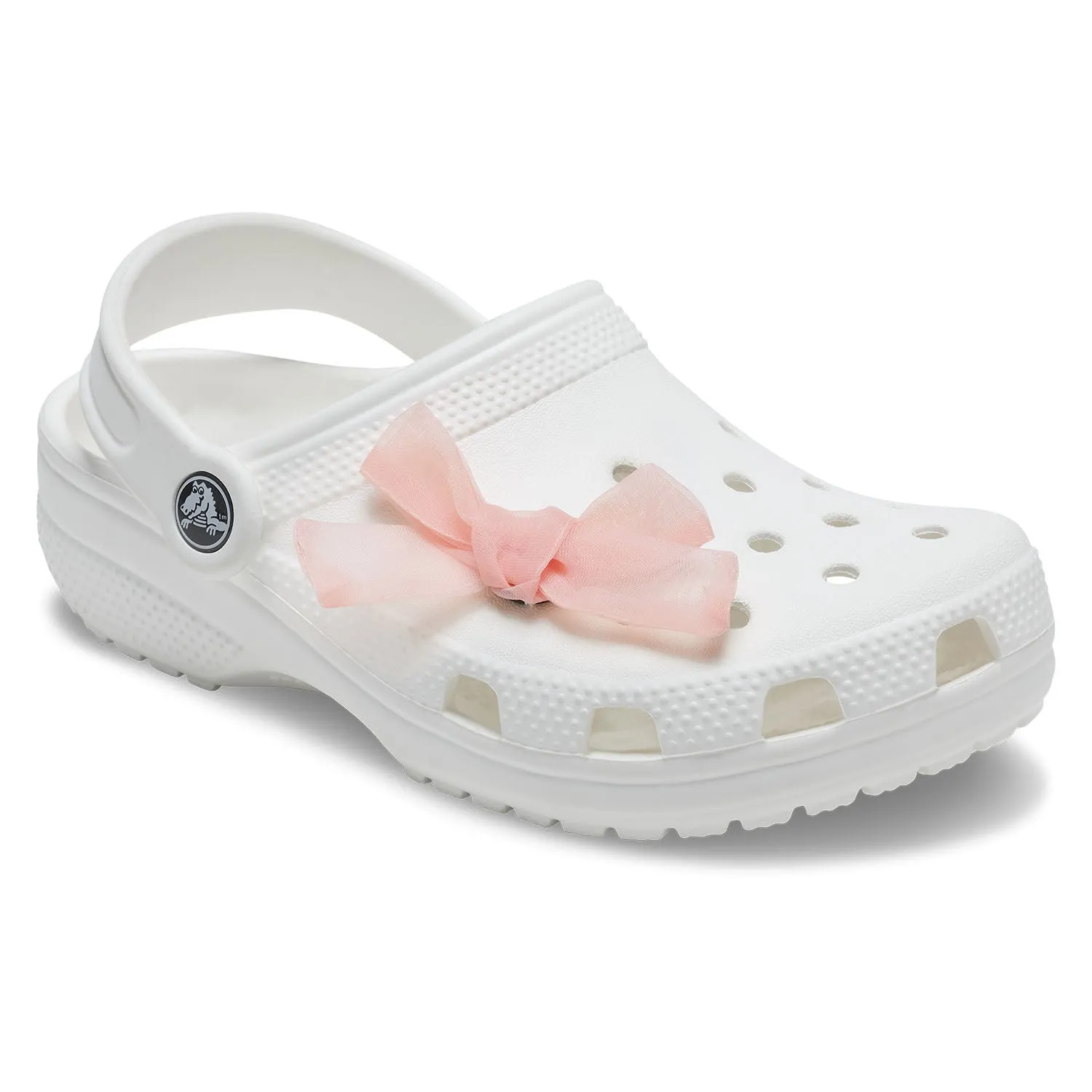 Pink Sheer Bow Jibbitz