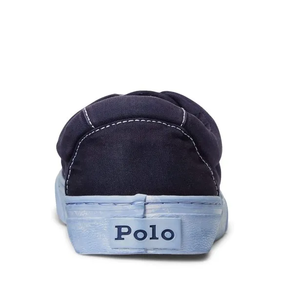 POLO RALPH LAUREN MENS FAXON X SNEAKER, NEWPORT NAVY, 9.5 US