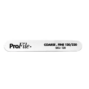 ProFile 128 Sausage File White/ White Coarse.Fine 120/220