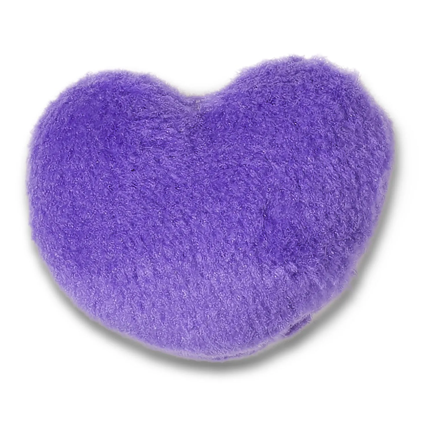 Purple Fuzzy Heart Jibbitz