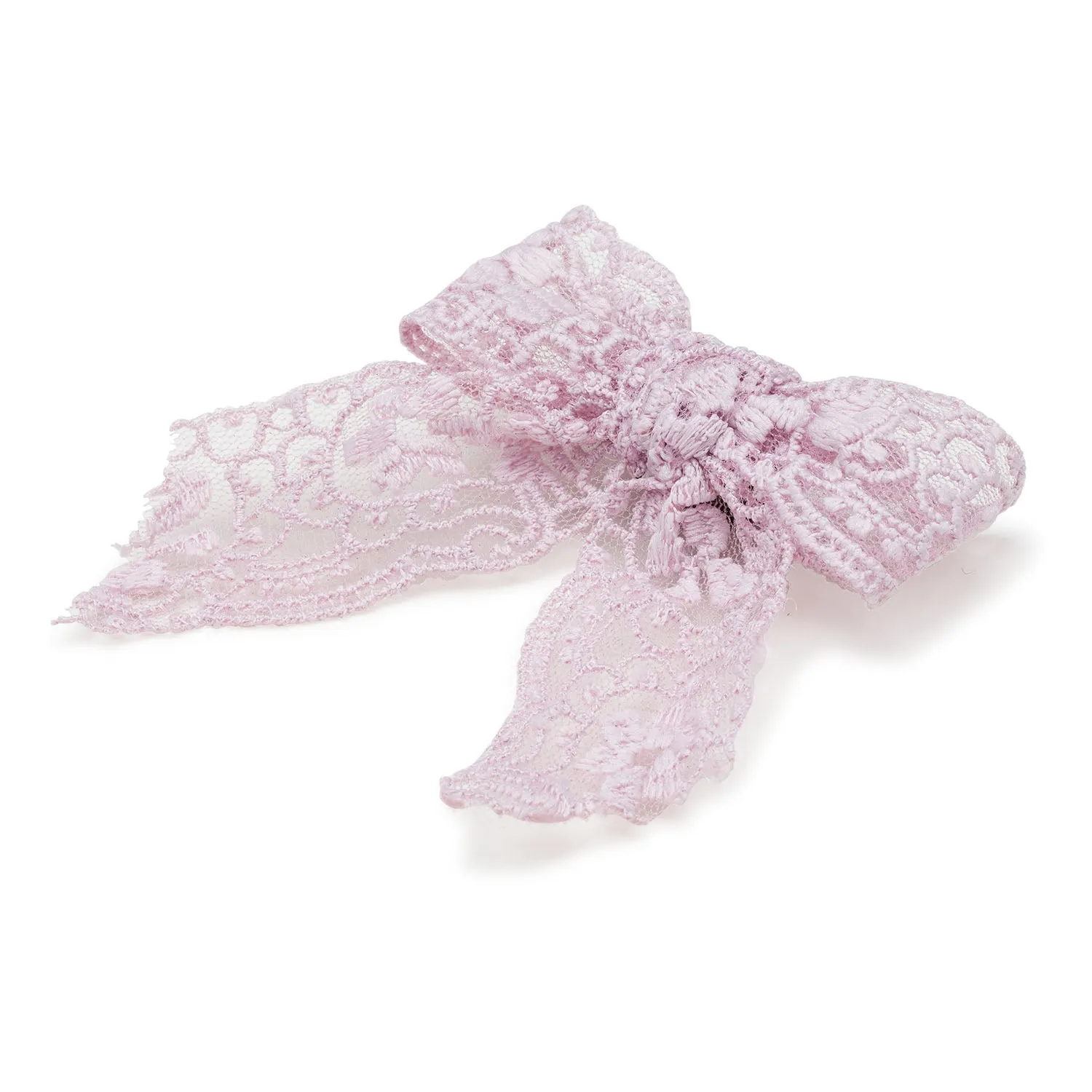 Purple Lace Bow Jibbitz