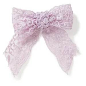 Purple Lace Bow Jibbitz