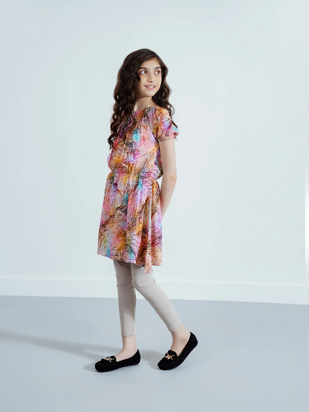 "ELIORA" Soft Printed Cotton Dress