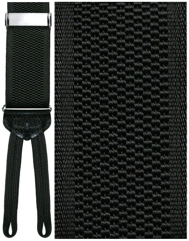 "Molise" Black Suspenders
