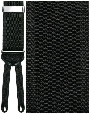 "Molise" Black Suspenders