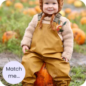 Rafael Caramel Waterproof Dungarees