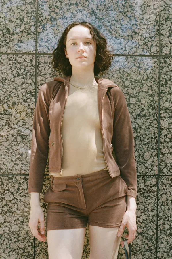 RAVEN ZIP UP, PECAN