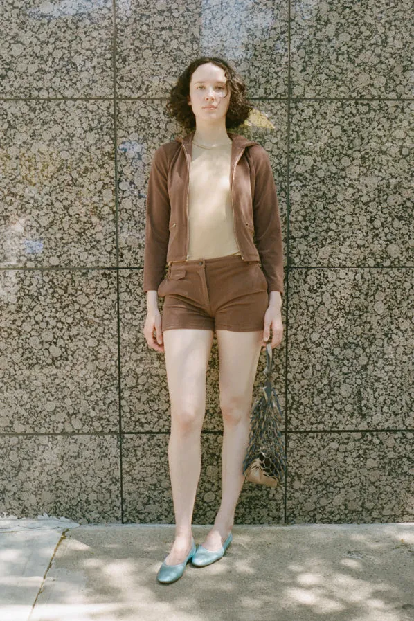 RAVEN ZIP UP, PECAN