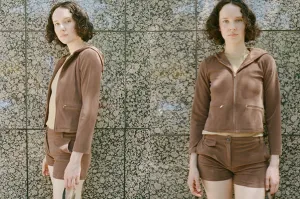 RAVEN ZIP UP, PECAN