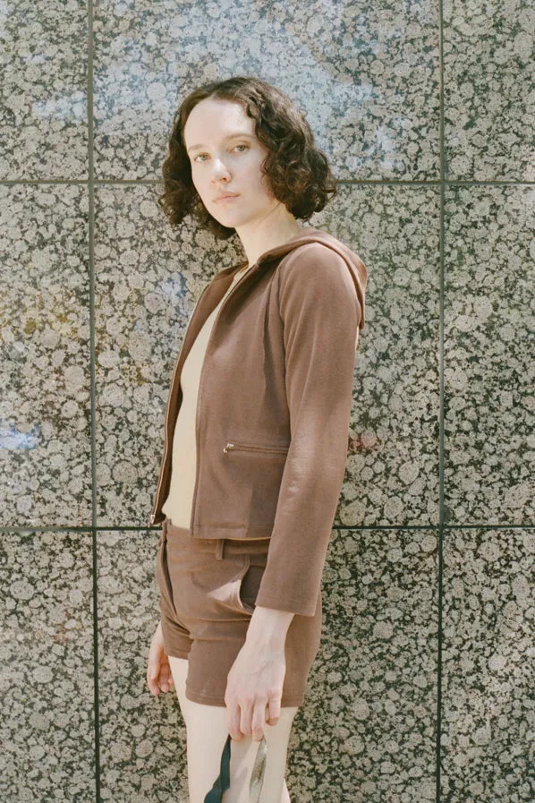 RAVEN ZIP UP, PECAN