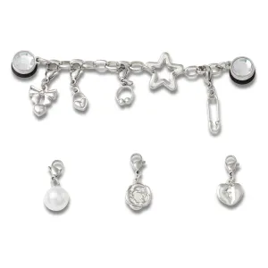Removable Punk Silver Charm Chain Jibbitz