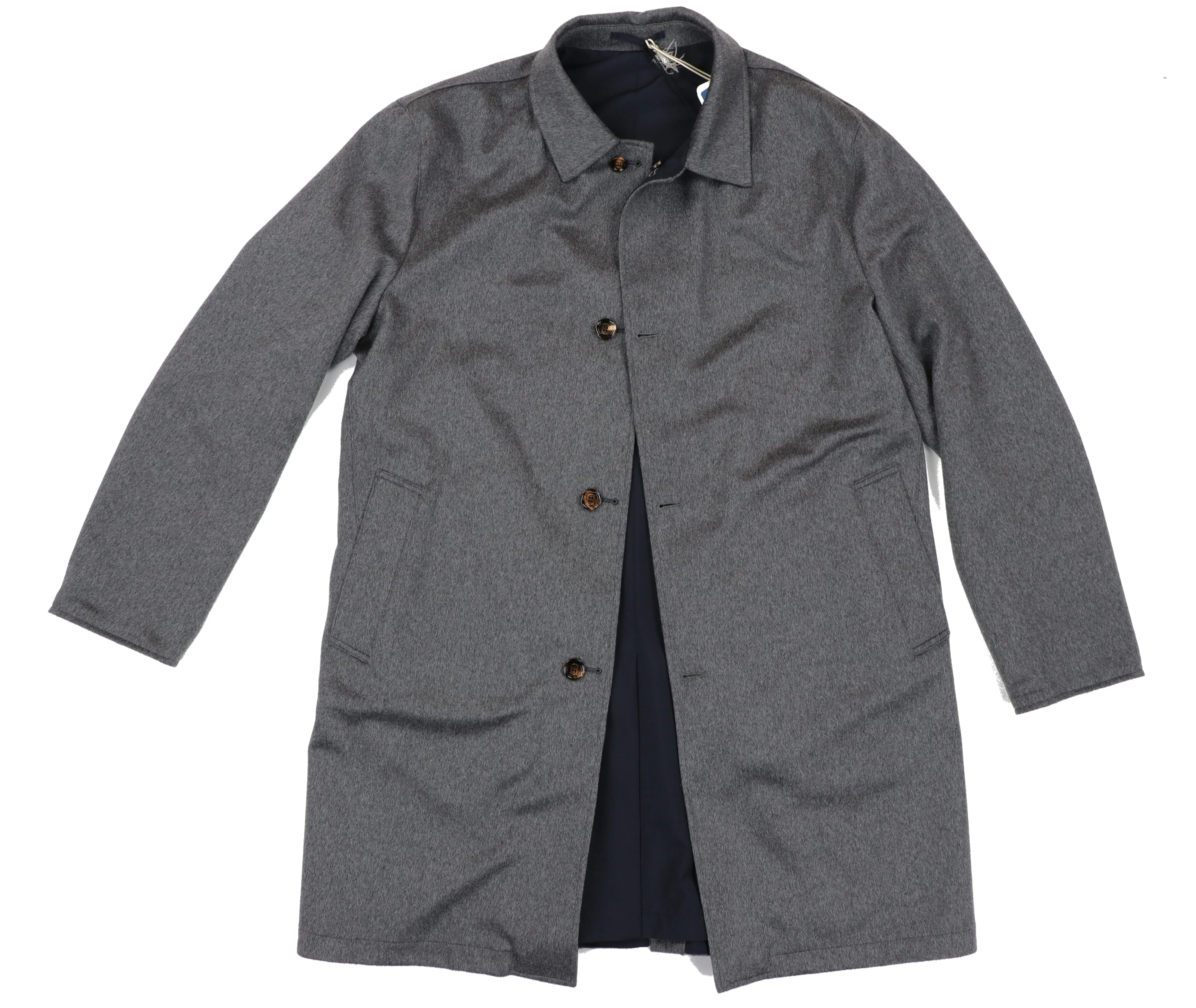 Reversible Cashmere Storm System Raincoat
