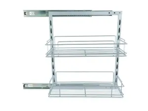 Rollout Pantry with 2 x Baskets 000122