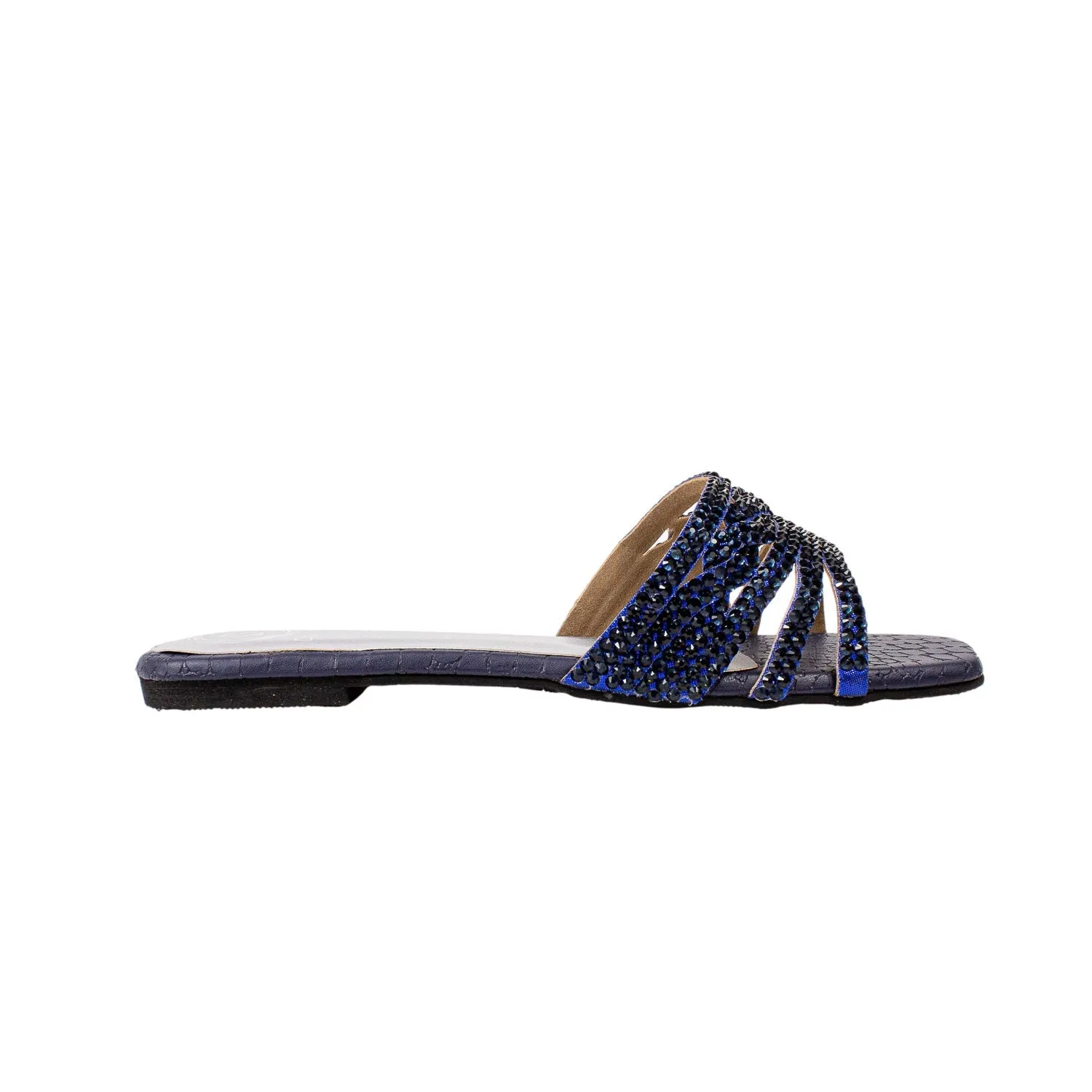 Salwa Flats S84F - Navy Blue
