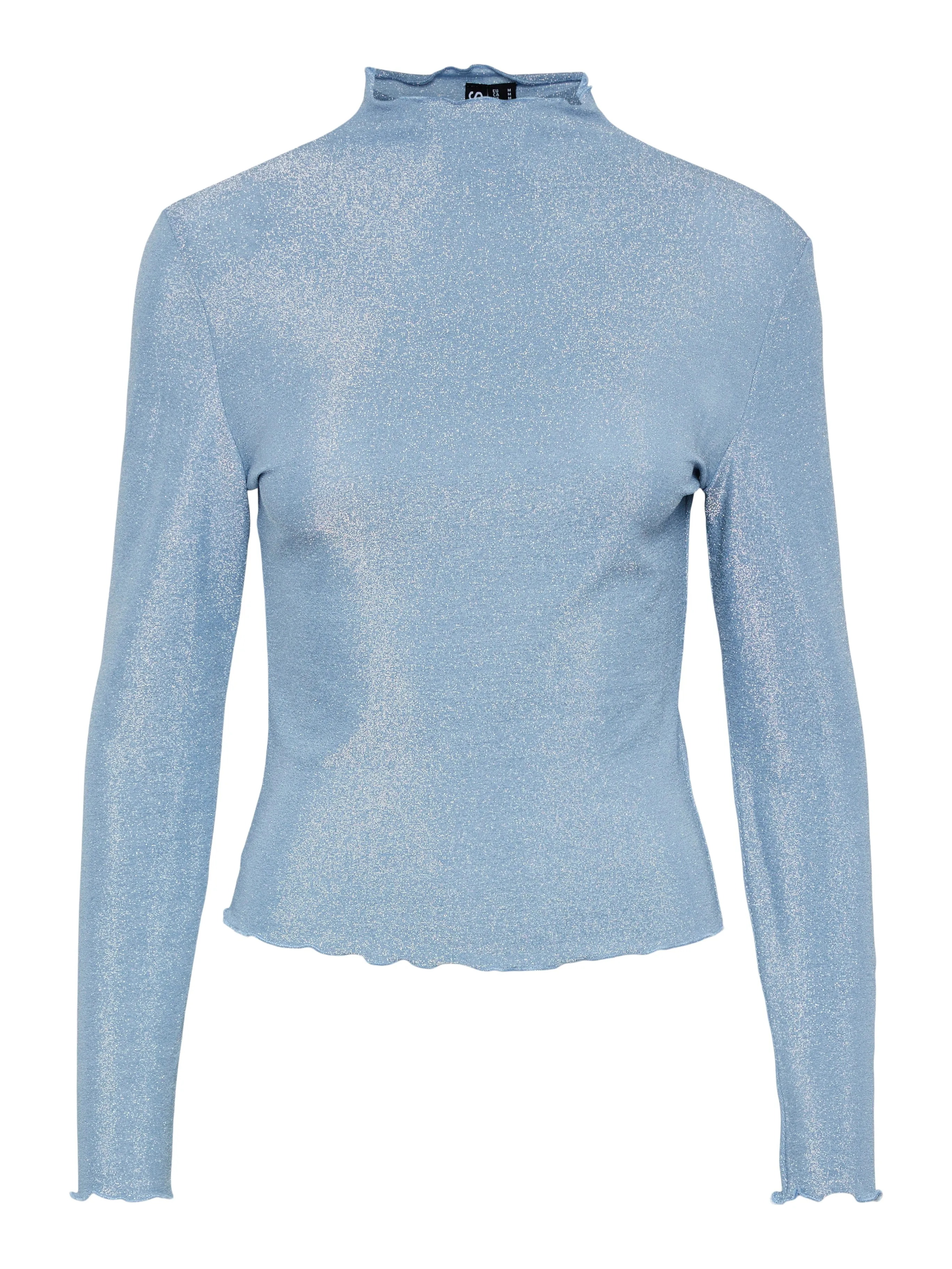 Sandra top soft blue chambray
