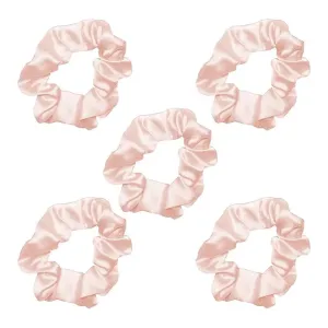 Satin Sleep Scrunchies - Blush