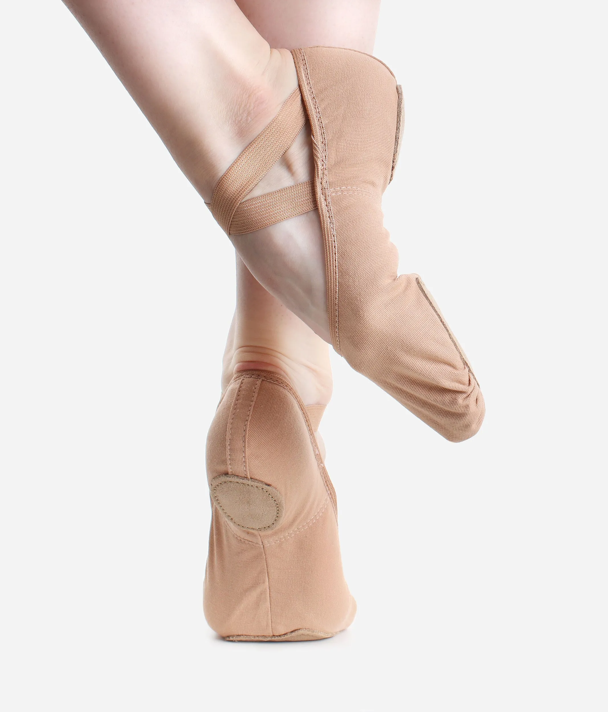 SD16 Stretch Canvas Ballet Shoes - Dancer’s Favorite Split Sole Flats, Medium Width