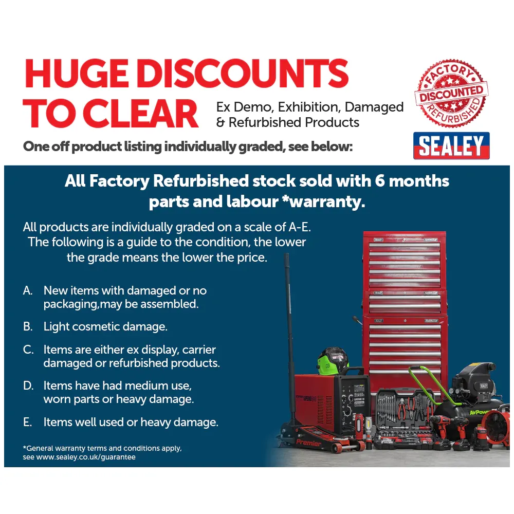 Sealey 13 Drawer Topchest & Rollcab Combination - Red/Grey - A