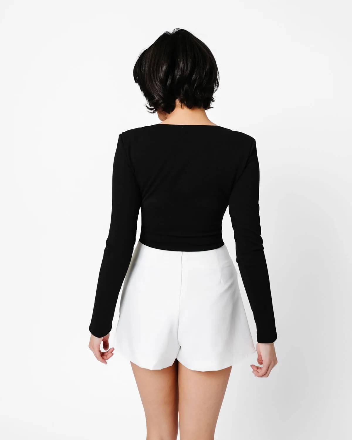 Side Tie Bow Shorts