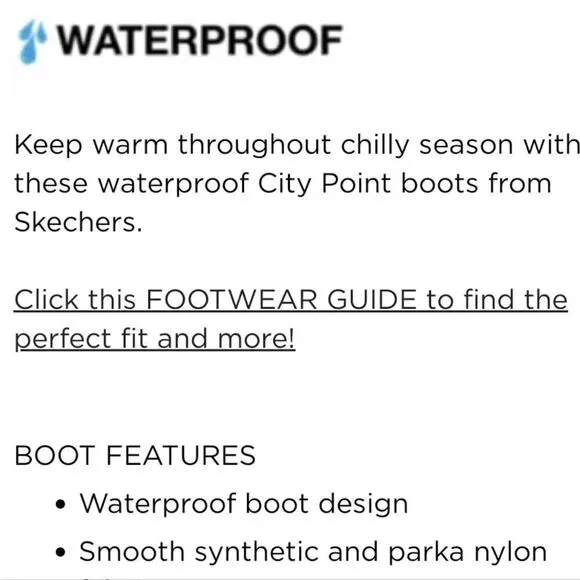 Skechers waterproof ,kids 5