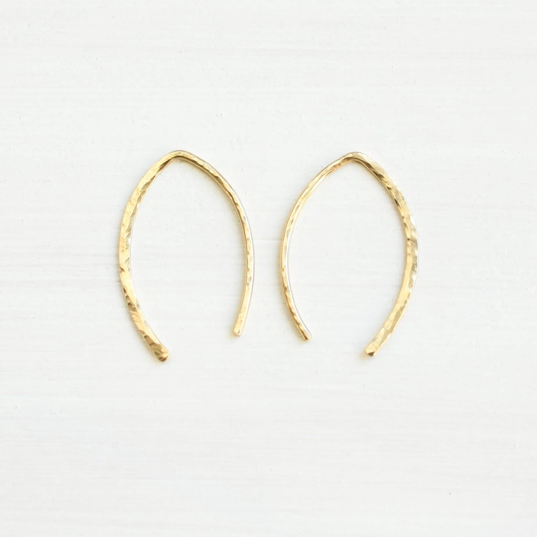 Small Arc Threader Earrings