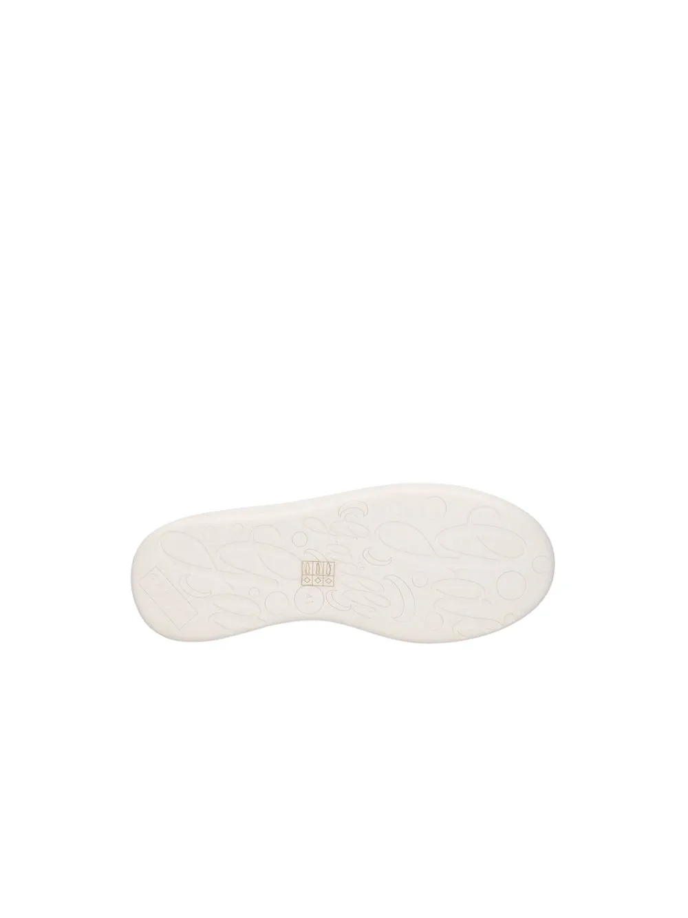 Sneakers Addict In Ecopelle Con Rubber Patch - Bianco Nero
