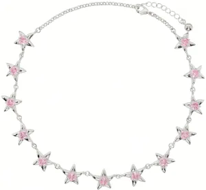 SOFT PINK STARLINK NECKLACE