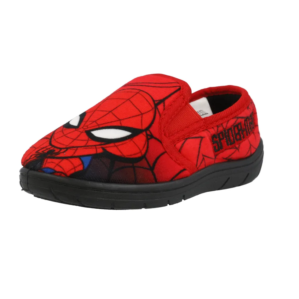 Spiderman Zeph Red Kids Slippers