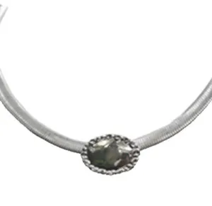 Sterling Silver Slide - Fancy Oval - 60% Off Today!