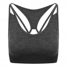 Strappy crossback sports bra