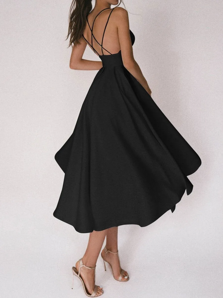 Strappy V-Ausschnitt Kleid - Noa