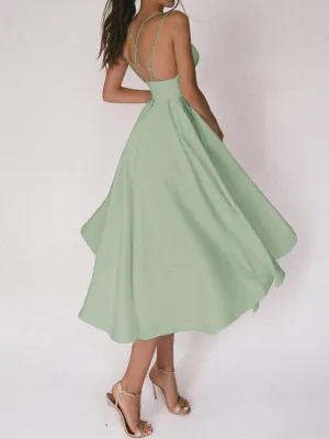 Strappy V-Ausschnitt Kleid - Noa