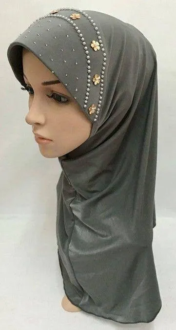 Summer LightWeight Lycra Slip-on Muslim Hijab Islamic Scarf Shawls