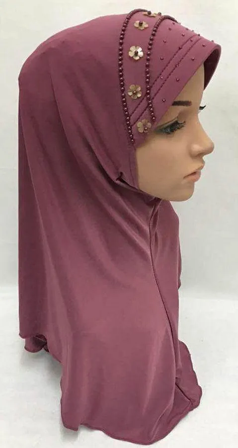 Summer LightWeight Lycra Slip-on Muslim Hijab Islamic Scarf Shawls