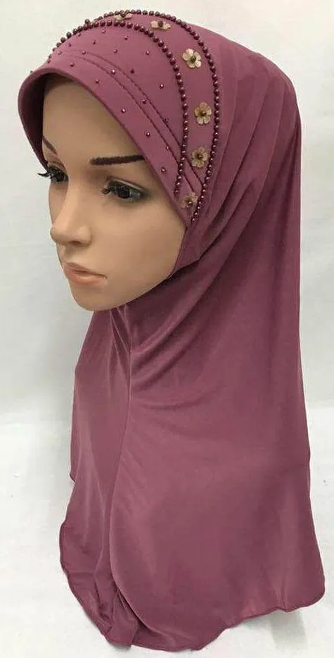 Summer LightWeight Lycra Slip-on Muslim Hijab Islamic Scarf Shawls