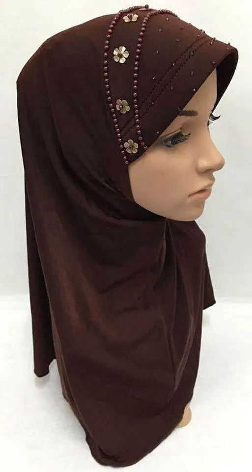 Summer LightWeight Lycra Slip-on Muslim Hijab Islamic Scarf Shawls