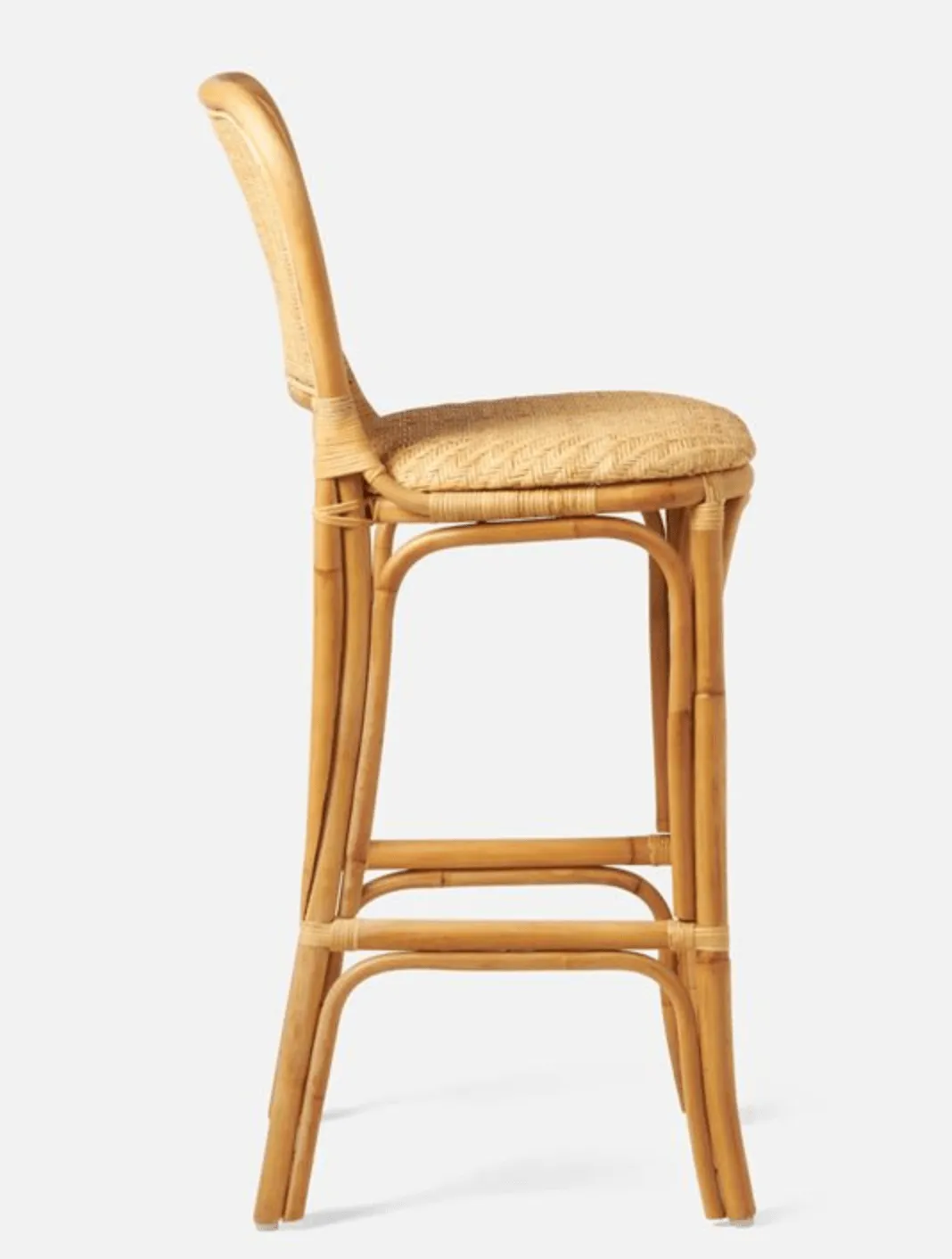 Tatum Woven Rattan Bar Stool