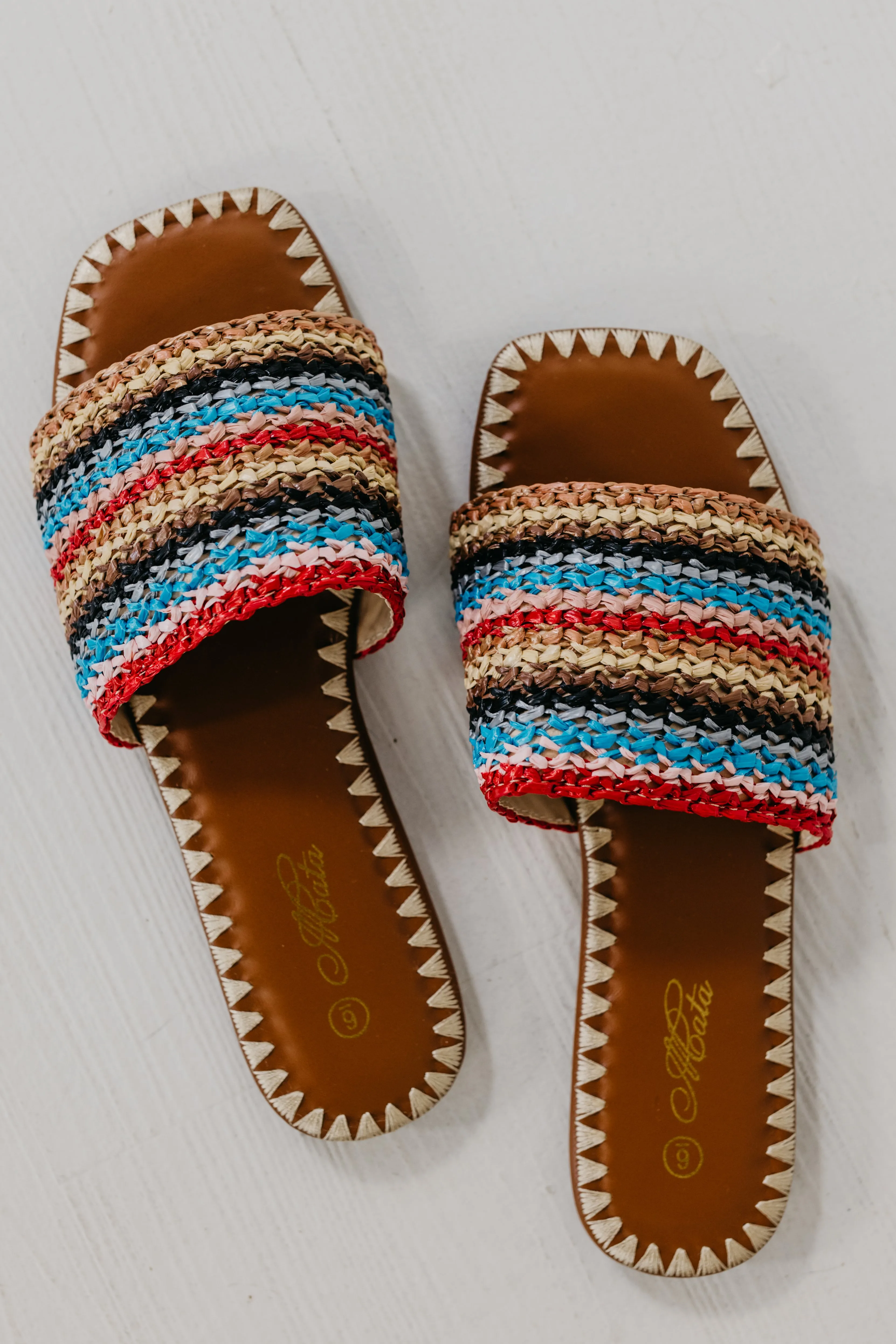 The Magic Carpet Woven Slide Sandal