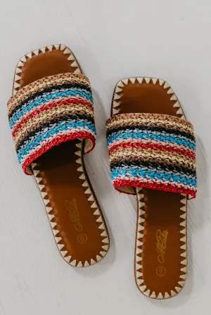 The Magic Carpet Woven Slide Sandal