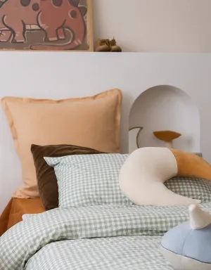 The Midnight Gang Sage Gingham Waterproof Pillow Case