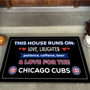 This House Runs On CCGC - Anti Slip Indoor Doormat